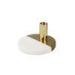 Color Matching Yellow Fireplace Candle Holders With Plated Metal Tube