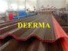 Two Layers PVC Hollow Corrugated Roof Tile Making Machines / Corrugated Sheet Making Machine