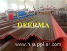 Two Layers PVC Hollow Corrugated Roof Tile Making Machines / Corrugated Sheet Making Machine