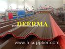 Two Layers PVC Hollow Corrugated Roof Tile Making Machines / Corrugated Sheet Making Machine