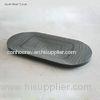 Black Oval Food Concrete Tray Handmake With Rough Pattern 36cm 20 cm 2.5cm