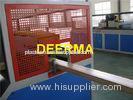 WPC Deck Flooring Plastic Profile Extrusion Line With Plastic Sheet Cutting Machine