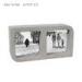 Oblong Family Cement Photo Frame / Grey Smooth Decorative Picture Frames