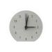 6mm Letters Round Shape Concrete Wall Clock Smooth Home Decoration