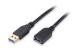 Ultra thick flexible Micro USB Extension Cable Female to male connector