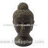 Color Spray Temples Concrete Buddha Head Ornaments For Celebration