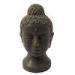 Color Spray Temples Concrete Buddha Head Ornaments For Celebration