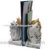 Durable Antique Concrete Horse Bookends / Hotel Ware Homemade Bookends