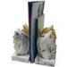 Durable Antique Concrete Horse Bookends / Hotel Ware Homemade Bookends