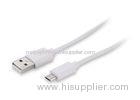Lucency pretty polychrome Phone Micro Usb Cable gold plating
