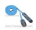 Blue Premium USB 2.0 Retractable Usb Cable for mobile phone