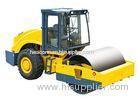 Road Making Equipment Vibratory Double Drum Roller Machine With Cabin / Air Conditioner