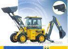 65kw Engine Loading Bucket 1.0 CBM Tractor Loader Backhoe With 9500 Kg Operating Weight