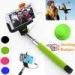 3.5mm earphone plug Wired Selfie Stick Support IOS / Android System