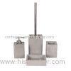 Texture Natural Thick Concrete Bathroom Soap Dispensers Square / Rectangle