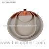 Copper Color Decorative Serving Trays / 3 Pcs Waterproof Round Cement Tray