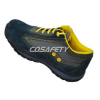 Blue suede leather safety shoes