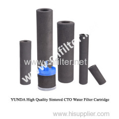 Sintered Carbon Block Filter CTO