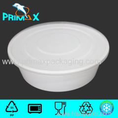 Large Plastic Takeaway Round Food Containers