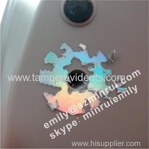 Hologram Breakable Tamper Evident Warranty Seal Stickers