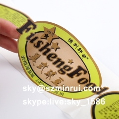 Wholesale Cheap Private Permanent Adhesive Labels Stickers Custom Printing Label