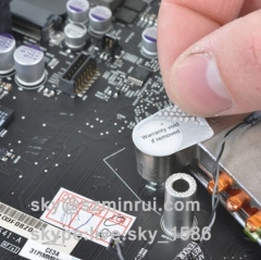 Waterproof Warranty Void Sealing Sticker for Electronics Security Void Seal Label