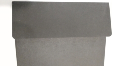 Black board invitation card envelope printing