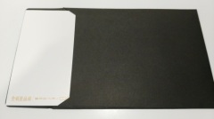 Black board invitation card envelope printing