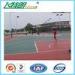 Outdoor Silicon PU Sports Flooring Stable Tennis Court Surfacing Materials
