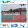Outdoor Silicon PU Sports Flooring Stable Tennis Court Surfacing Materials