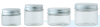 PET Jar with Aluminium Cap.Mask jar. Cream Jar