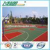 Plastic Silicon Polyurethane Sports Flooring Polyurethaning Floors Volleyball Court / Tennis Court P