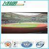 Outdoor Running Rubber Track Recycling Athletic Tracks Ventilated For School Stadium