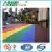 Polypropylene Plastic Interlocking Rubber Floor Tiles Indoor Injection Recyclable