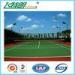 Indoor Sport Court Flooring / Shock Absorbing Elastic Flooring Fastest Tennis Court Surface