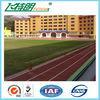 Spray - Coat Red Rubber Running Track Material / Outdoor Permeable Running Track Flooring Material