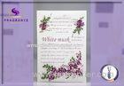 Customized 27g White Musk Scented Envelope Sachet For Christmas
