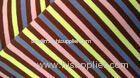 Anti - Static Nylon Spandex Bronzing Vertical Striped Fabric Plain Dyed For Bra