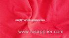 Thin / Thick 5% Spandex Plain Dyed French Terry Knit Fabric Red Color