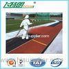 IAAF Gymnasium Rubberised Flooring All Weather Tracks Outdoor UV - Resistance