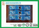 FR4 4 layer pcb fast pcb prototype blue soldermask white legend Immersion Gold