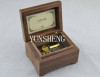 Walnut Wodden Music Box with Yunsheng Musical movement for Christmas Gift