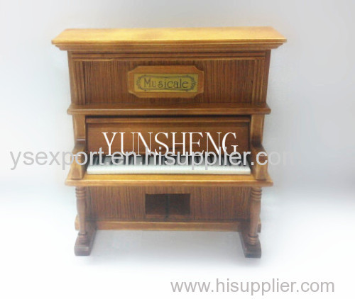 Wooden Upright Piano Musical Box Exquisite Wooden Music Box Art Box