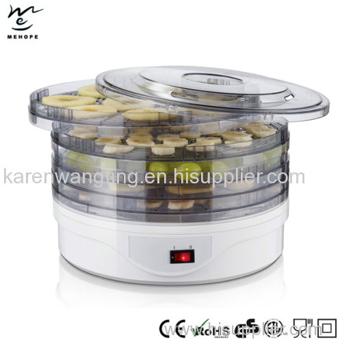 Electric Food Dehydrator/Dryer WIth 5 Adjustable Trays-250W