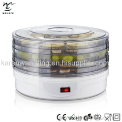 Electric Food Dehydrator/Dryer WIth 5 Adjustable Trays-250W