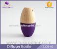 Purple Perfume Hanging Car Air Freshener With Rubber / Cork Cap