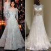 ALBIZIA Elie Saab Gorgeous white Beading Lace A Line allure Sweep/Brush Wedding Dresses