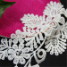 fancy neck guipure embroidery lace collar