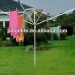 60 Meter Drying Space Umbrella Aluminum Clothes Airer with Ground Spike