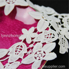 fabric flower patterns embroidered collar lace applique